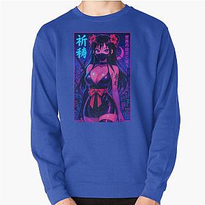 Anime Ninja Girl in the Dark Pullover Sweatshirt