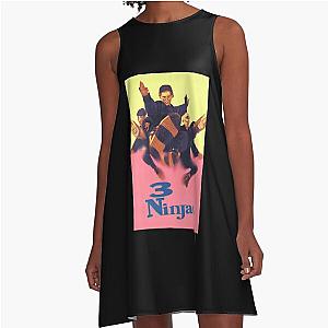 3 Ninjas Classic A-Line Dress