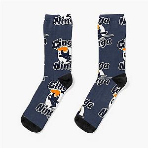 Ninja Redhead Martial Artist Socks