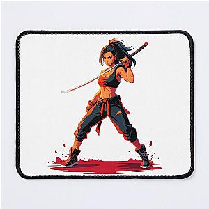 Ninja girl with katana