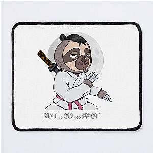 Fast Ninja Sloth Mouse Pad