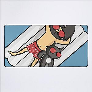 Ninja on Vacation Desk Mat