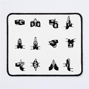 Anime Ninja Basic Hand Signs Mouse Pad