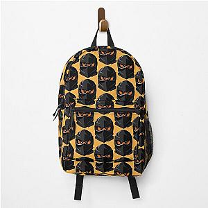 Black Ninja Mask Minimalist Ninjago Design Backpack