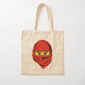 Red Ninja Cotton Tote Bag