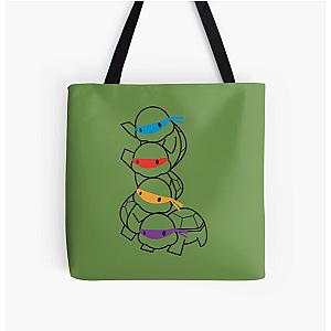 Baby Ninja Turtles All Over Print Tote Bag