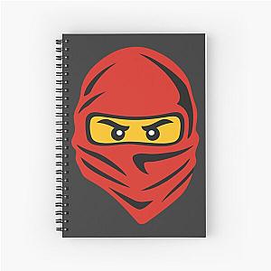 Red Ninja Eyes Spiral Notebook