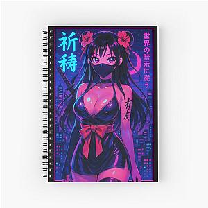 Anime Ninja Girl in the Dark Notebook