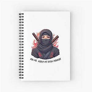 ASK ME ABOUT MY DISGUISE Spiral Notebook