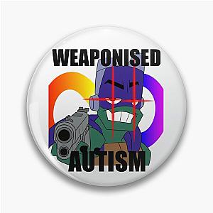 Rise of the Ninja Turtles Donnie Donatello Autism Sticker Pin