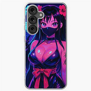 Anime Ninja Girl in the Dark Night Samsung Galaxy Case