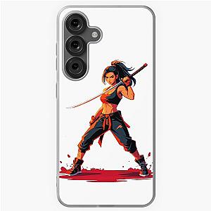 Ninja girl with Katana Phone Case