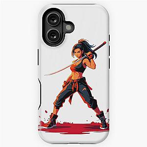 Ninja Girl with Katana iPhone Case