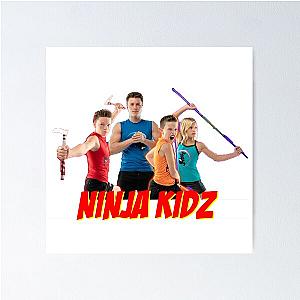 Ninja Kids Merch for Kids Party Poster