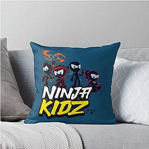 Ninja Kids Throw Pillow