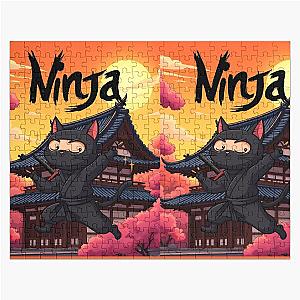 Ninja Cat Jigsaw Puzzle