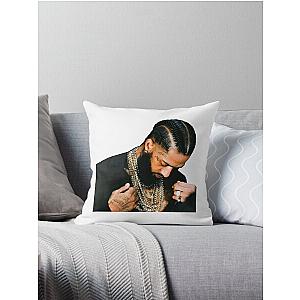Nipsey Hussle Vintage Hip Hop Retro Throw Pillow