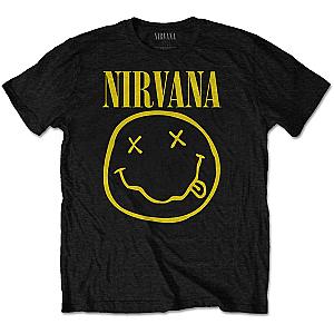 Nirvana Unisex Tee: Yellow Smiley - New with tags - 100% official ET0610