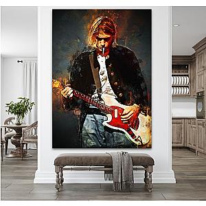 Kurt Cobain, Nirvana Singer, Canvas Print, Kurt, Cobain, Picture Print, Canvas ET0610