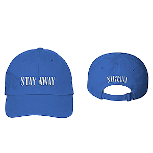 Stay Away Logo Hat Blue NR0610