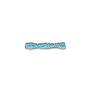 Nevermind Enamel Pin NR0610