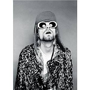 Kurt Cobain Black and White Photoshoot Photograph Poster Print Wall Art ET0610