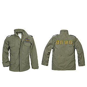 Stay Away Olive Military Jacket NR0610