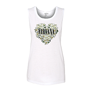 Women's Floral Heart Tank NR0610