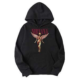 Nirvana In Utero Style Hoodie DTG Print ET0610