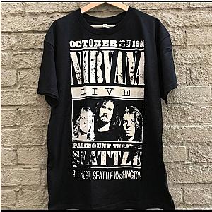 Nirvana Seattle Concert T Shirt ET0610