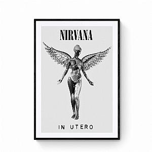 NIRVANVA "IN UTERO" Poster - Framed, Canvas or Print Only Options Available ET0610