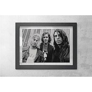 Nirvana Print-Kurt Cobain-Dave Grohl-rock music artist ET0610