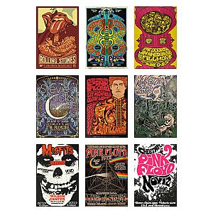 Vintage Music Concert 60s 70s POSTER Print Psychedelic ROCK N ROLL Wall Art ET0610