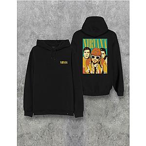 Nirvana Kurt Cobain Two Side Printed Long Sleeve Hoodie ET0610