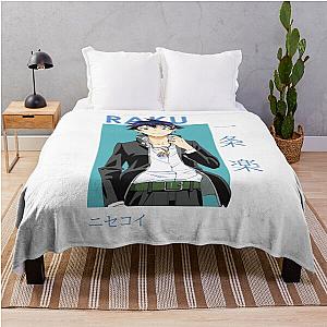 Raku Ichijo Nisekoi False Love Card Anime Throw Blanket