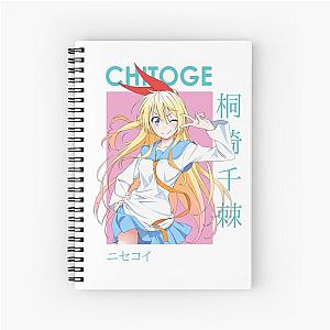 Chitoge Kirisaki Nisekoi False Love Card Anime Spiral Notebook