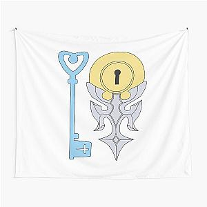 Nisekoi Lock and Key Tapestry