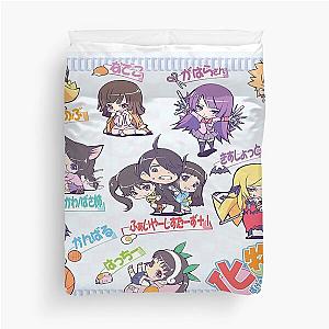 Chibi Gang - Monogatari Series Duvet Cover