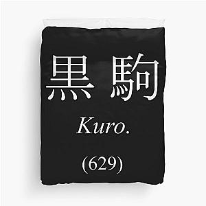 Monogatari color screen - kuro Duvet Cover