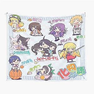 Chibi Gang - Monogatari Series Tapestry