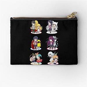 Bakemonogatari Pack 3 Zipper Pouch