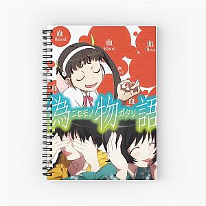 Monogatari Girls Hachikuji, Karen, and Tsukihi Spiral Notebook