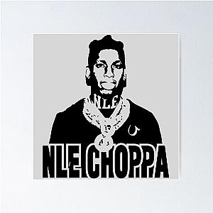 NLE Choppa rapper designs  Poster