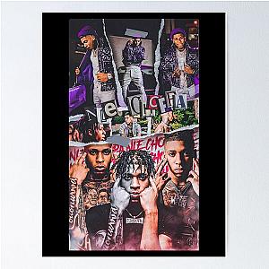 nle choppa Collage Poster