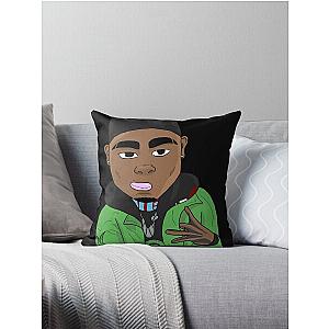 Nle Choppa arrt Throw Pillow