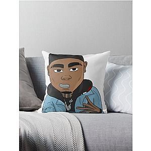 NLE Choppa Throw Pillow