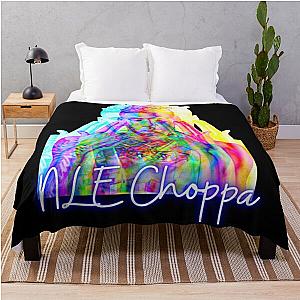 NLE Choppa Shirt Throw Blanket