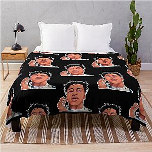 NLE Choppa Supreme Throw Blanket