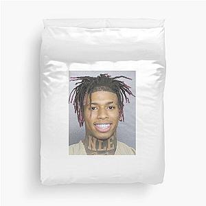 NLE Choppa Mugshot Duvet Cover