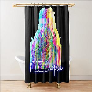 NLE Choppa Shirt Shower Curtain